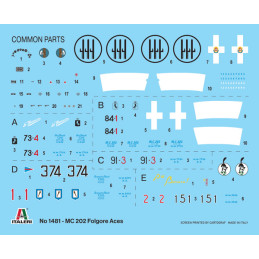 Avion MC.202 Folgore Aces 1/72 Italeri Italeri I1481 - 2