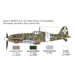 Avion MC.202 Folgore Aces 1/72 Italeri Italeri I1481 - 6