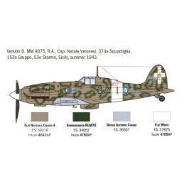 copy of Aircraft Reggiane Re.2002 "Ariete" 1/72 Italeri Italeri I1481 - 6