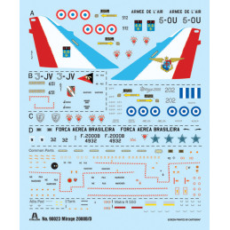 Avion Mirage 2000 B/D 1/72 Italeri Italeri I90023 - 3