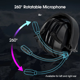 Casque headset Retevis pour radio KT-A16 QYT  QYT-RETEVIS - 5