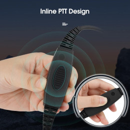 Retevis headset for KT-A16 QYT radio  QYT-RETEVIS - 3