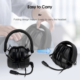 Casque headset Retevis pour radio KT-A16 QYT  QYT-RETEVIS - 7