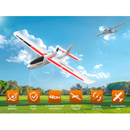 Ranger 600 Stunt Plane - 600mm with Volantex RTF Flight Stabilizer Volantex V761-2SW - 2