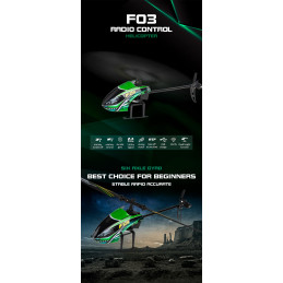 F03 4CH Class 160 Helicopter with Kootai RTF Mode 2 Flight Stabilizer Volantex KT-F03 - 4