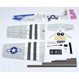 P-51 Mustang 3D Sport 1000mm E45 Kit PNP DW Hobby DW Hobby - Dancing Wings Hobby E4504 - 11