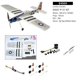 P-51 Mustang 3D Sport 1000mm E45 PNP Kit DW Hobby DW Hobby - Dancing Wings Hobby E4504 - 1
