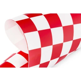 Kavan Red/White Checkered Interfacing 2m Kavan RC KAV60.12018.2 - 1