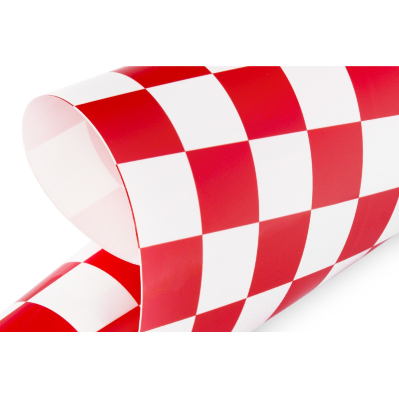 Kavan Red/White Checkered Interfacing 2m Kavan RC KAV60.12018.2 - 1