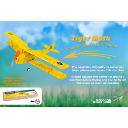 Tiger Moth 600mm moteur caoutchouc kit balsa vole libre DW Hobby DW Hobby - Dancing Wings Hobby VA08 - 2