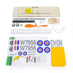 Tiger Moth 600mm moteur caoutchouc kit balsa vole libre DW Hobby DW Hobby - Dancing Wings Hobby VA08 - 9