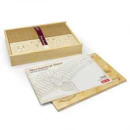 Oiseau Colombe mécanique 1m découpe laser bois, modèle statique DW Hobby DW Hobby - Dancing Wings Hobby VA09 - 13