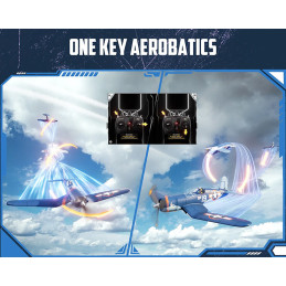 Corsair F4U 500mm Brushless Aircraft with RTF Volantex Flight Stabilizer Volantex V768-3 - 5