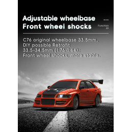 copy of Micro Muscle Car 1/76 RTR Turbo Racing Turbo Racing TB-C76 - 5