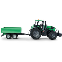 Tracteur Deutz-Fahr 8280 TTV avec remorque 1/16 RTR Carson Carson 500907705 - 5