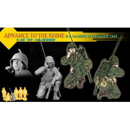 Personnages soldats 1st ARMY US (Remagen 1945) 1/35 Dragon  D6271 - 4