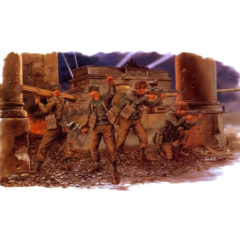 Personnages soldats Nachtjäger (Berlin 1945) 1/35 Dragon  D6089 - 1