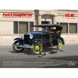 Ford Model A Voiture Gangsters 1/24 ICM  24052 - 1
