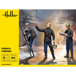 Personnages, pompiers français 1/24 Heller Heller HEL-82753 - 2