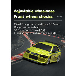 Micro Sport Jaune C76 Limited Edition 1/76 RTR Turbo Racing Turbo Racing TB-C76-LE - 4