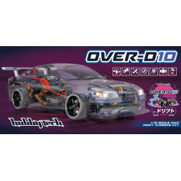Drift Track Car OVER-D10 Combo + S15 Body 1/10 KIT HobbyTech Hobbytech 8.OVER-D10.COMBS15 - 1