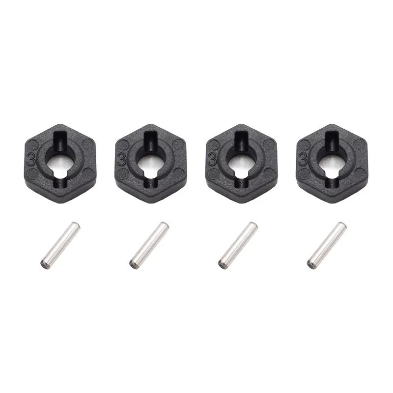 Funtek SBX Wheel Hexagons + Keys (x4) Funtek FTK-21101 - 1