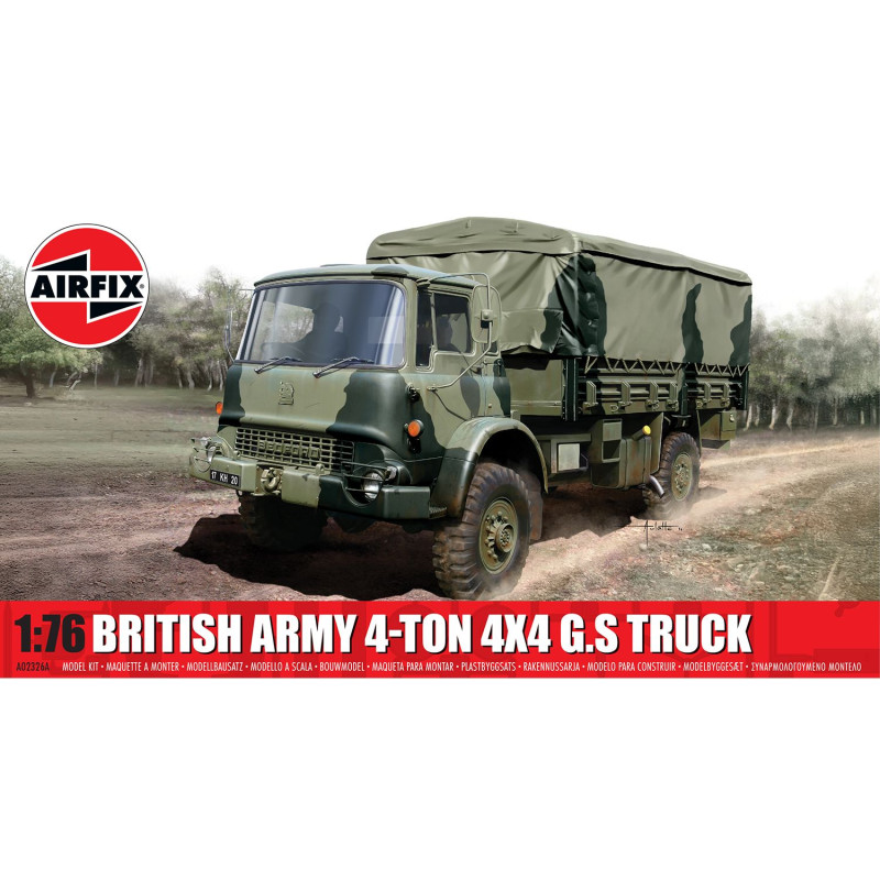 4-ton 4x4 GS Truck British Army 1/76 Airfix Airfix A02326A - 1