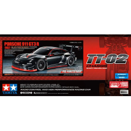 Porsche 911 GT3 R (992), carrosserie peinte TT-02 Kit Tamiya Tamiya 47512 - 2