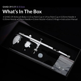 Aérographe GHAD-39 Advanced Séries Gaahleri Gaahleri 40133 - 12