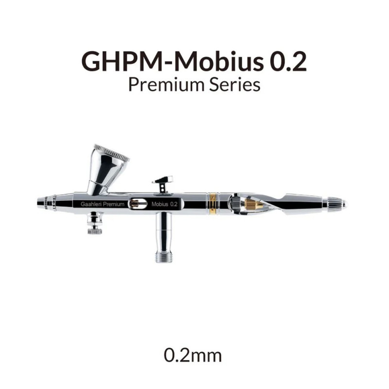 Airbrush GHPM-Mobius 0.2 mm Premium Gaahleri Series Gaahleri 40850 - 1