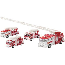 Miniature Diecast Fire Truck 18cm  12115 - 1