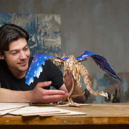 Storm Dragon 3D Wooden Puzzle UGEARS UGEARS UG-70151 - 6