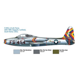 F-84G Thunderjet aircraft 1/72 Italeri Italeri I1321 - 4