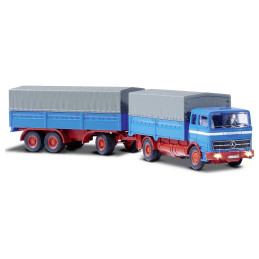 MB 1620 covered truck with trailer, 2.4GHz, RTR, 1/87 scale Carson Carson 500504157 - 2
