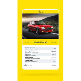 Peugeot 205 GTI 1/24 Heller Heller HEL-82705 - 9