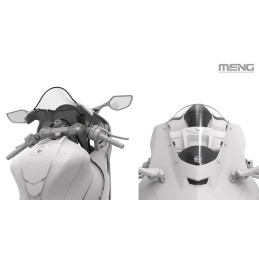 Kawasaki ZX-10R 1/9 Meng Motorcycle Hasegawa MT-007 - 10