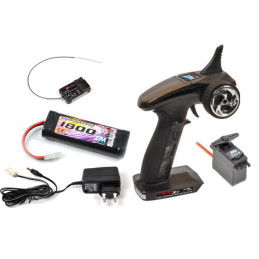 copy of Pack Racer Radio 3S + Charger + Lipo 2S 4200mAh + Servo T224 T2M T2M T4618L - 1