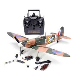 Volantex Spitfire MKII 500mm Brushless Airplane with Flight Stabilizer RTF Volantex V768-5 - 1