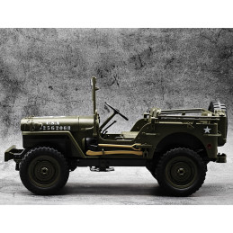 Military Jeep Willys 4WD with Lights 1/10 RTR E-Zee RC  EZ-G2068 - 2