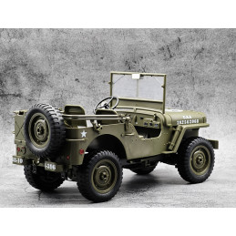 Jeep Willys militaire 4wd avec éclairage 1/10 RTR E-Zee RC  EZ-G2068 - 4