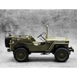 Military Jeep Willys 4WD with Lights 1/10 RTR E-Zee RC  EZ-G2068 - 5