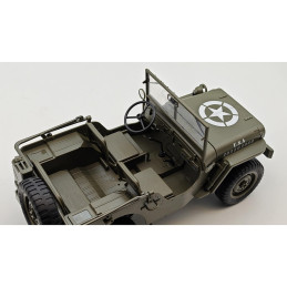 Military Jeep Willys 4WD with Lights 1/10 RTR E-Zee RC  EZ-G2068 - 8