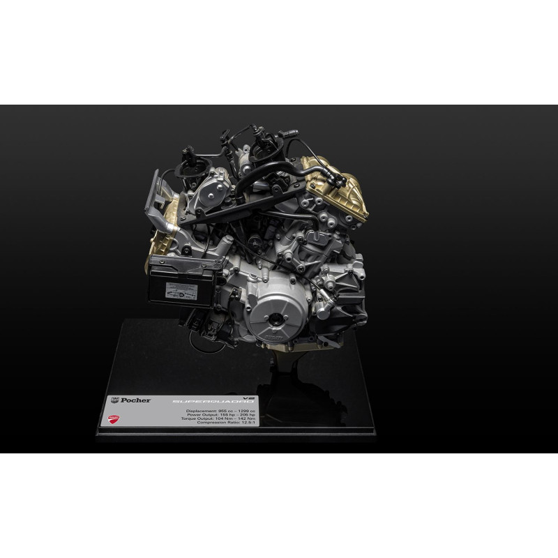 Moteur Ducati V2 Superquadro 1/4 - Pocher HKM124 Pocher HKM124 - 1