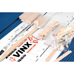 Planeur Vinx DLG 600mm kit balsa Kavan Kavan RC KAV02.8037 - 11