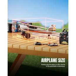 Avion TrainStar STUNT 500mm brushless avec stabilisateur de vol RTF Volantex Volantex V768-4R - 8