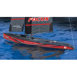 Voilier Focus V3 rouge RTS Joysway Joysway 8812V3R - 3