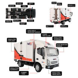 FodiEx 1/18 RC Delivery Truck - HuiNa HuiNa Toys CY1524 - 7