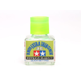 Tamiya Extra Thin Fast Polyester Cement Glue (40ml) Tamiya 87182 - 1