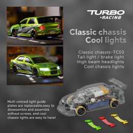 Micro Drift Car C66 1/76 RTR Turbo Racing Turbo Racing TB-C66 - 7