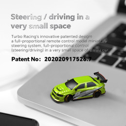 Micro Drift Car C66 1/76 RTR Turbo Racing Turbo Racing TB-C66 - 9